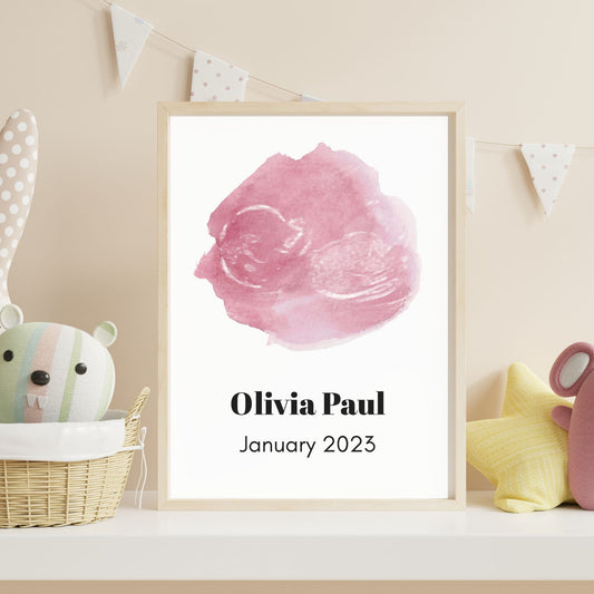 Art à ultrasons aquarelle