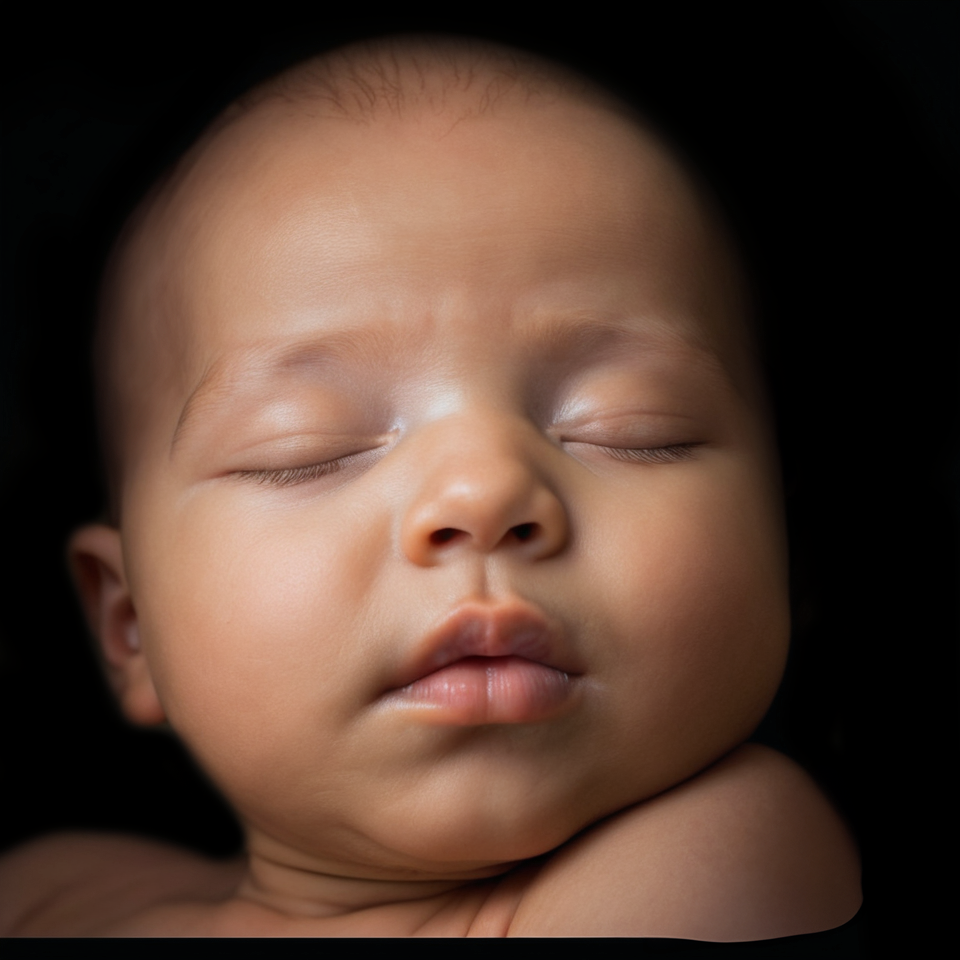 Real View Photo of a newborn baby made from their 3d ultrasound