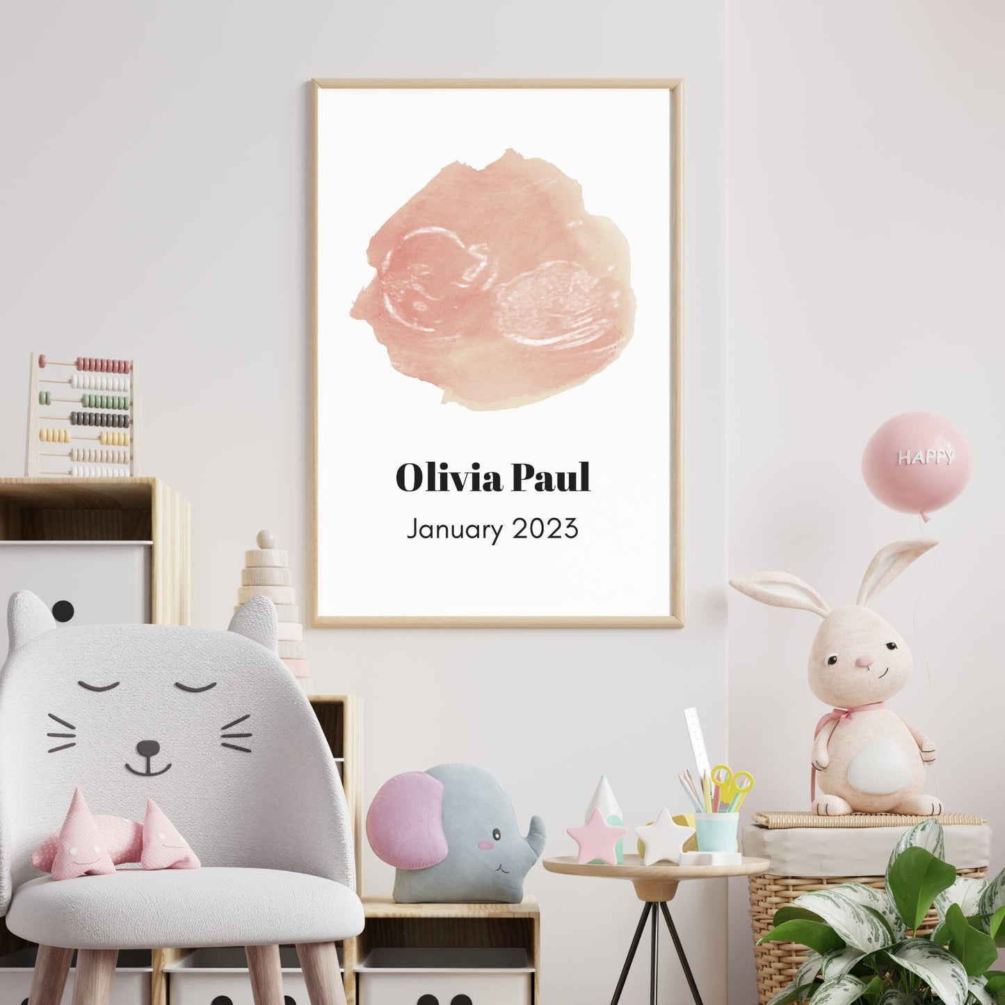 Watercolor Ultrasound Art